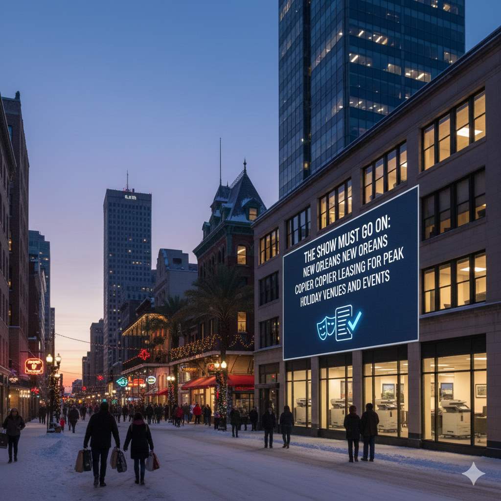 Read more about the article The Show Must Go On: New Orleans Copier Leasing for Peak Holiday Venues and Events